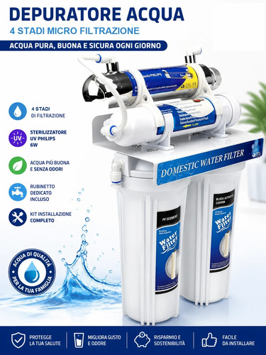 Depuratore acqua sotto - sotto, lavello