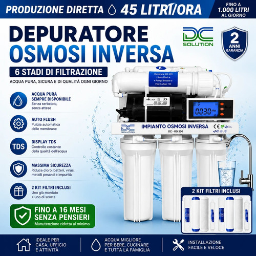 Depuratore acqua sotto - acqua,